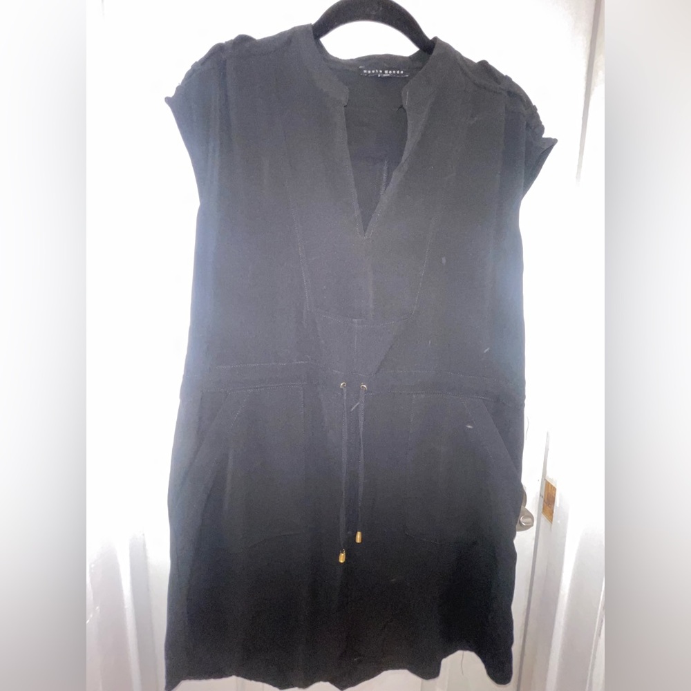 Haute Monde Black V-Neck Dress